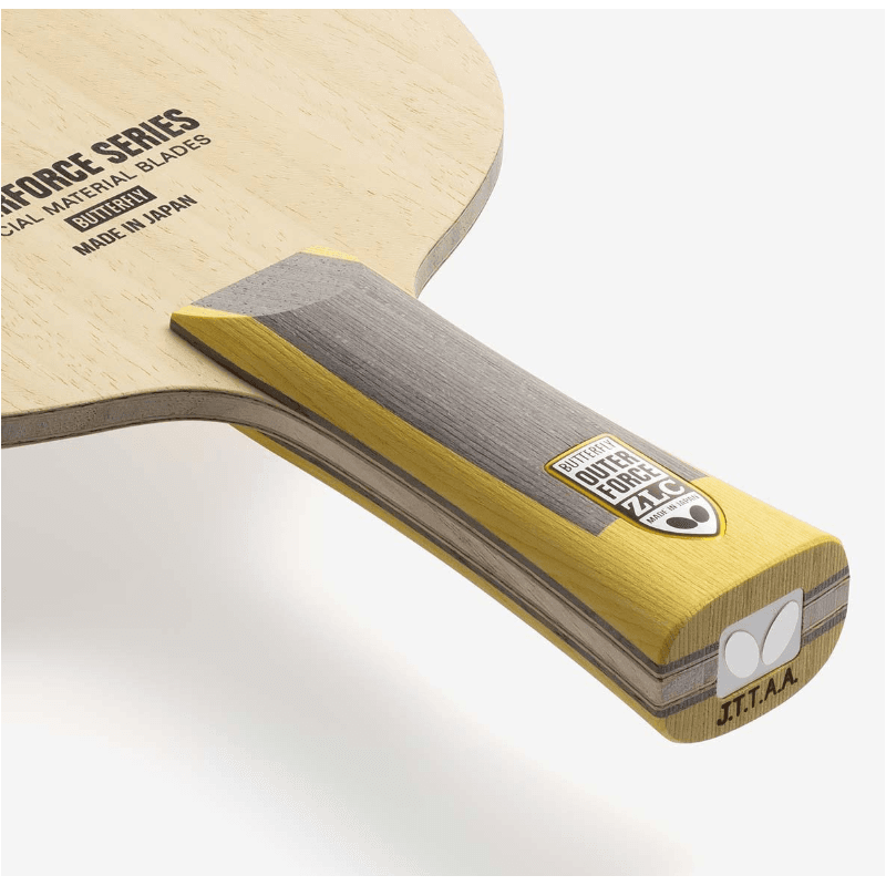 Butterfly Portable Lightweight Durable Table Tennis Racket Blade All Wood with Carbon Fiber Beginner FL - изображение 4