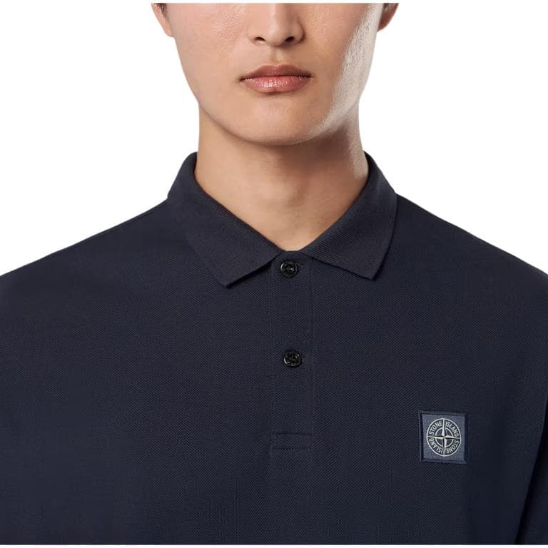Поло STONE ISLAND Поло Мужское Морской Синий - изображение 3