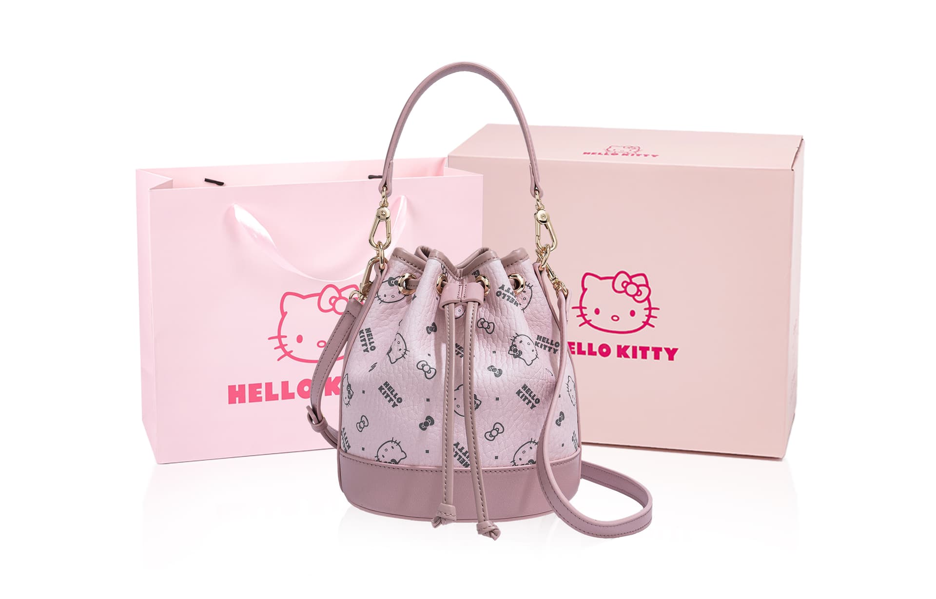 Сумка Sanrio Hello Kitty PU (полиуретан) Сумка через плечо Сумка Обычная (стандартная) Женская Многоцветная - изображение 2