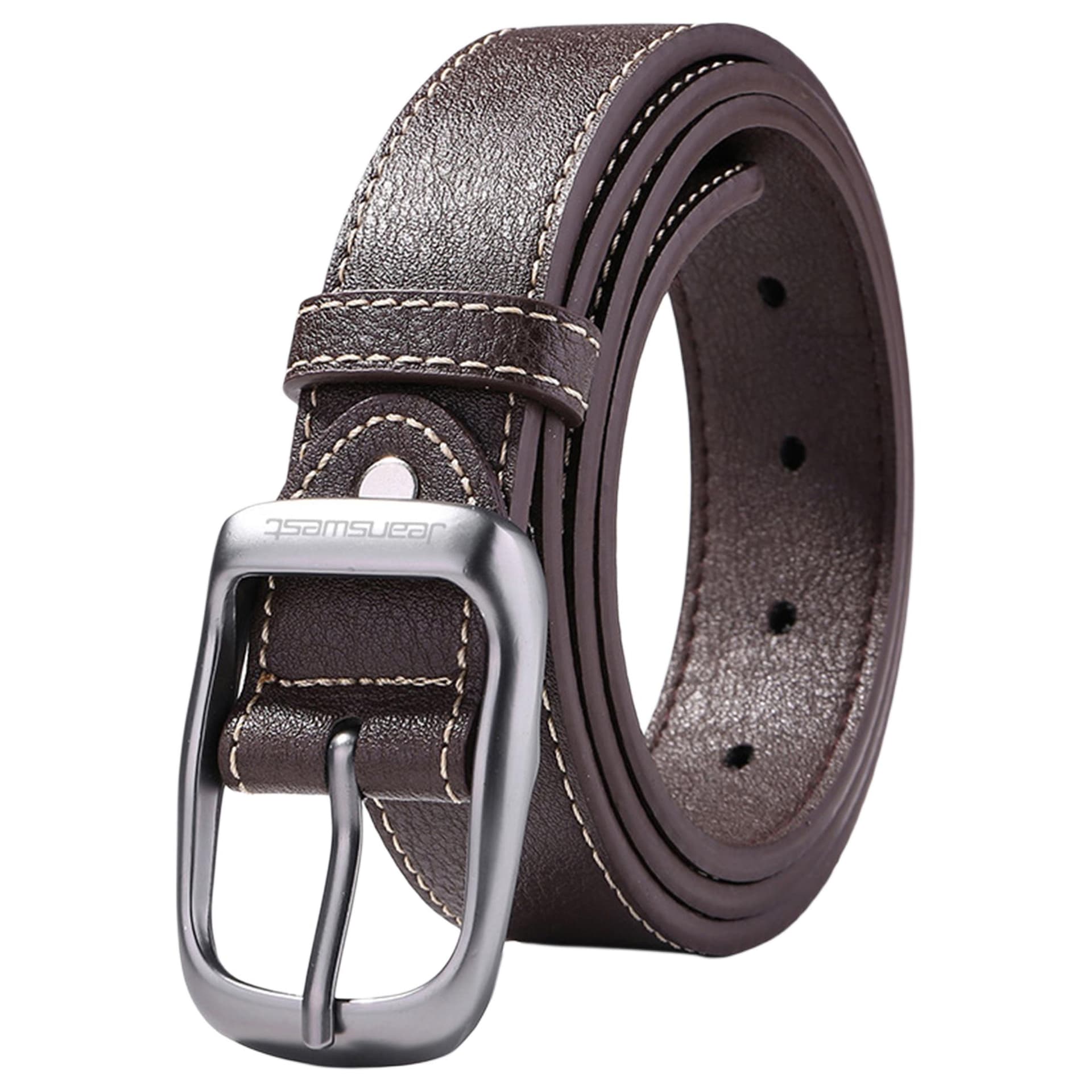 Ремень JEANSWEST Пояса из кожи PU (полиуретан) мужской 3,0 см - изображение 2