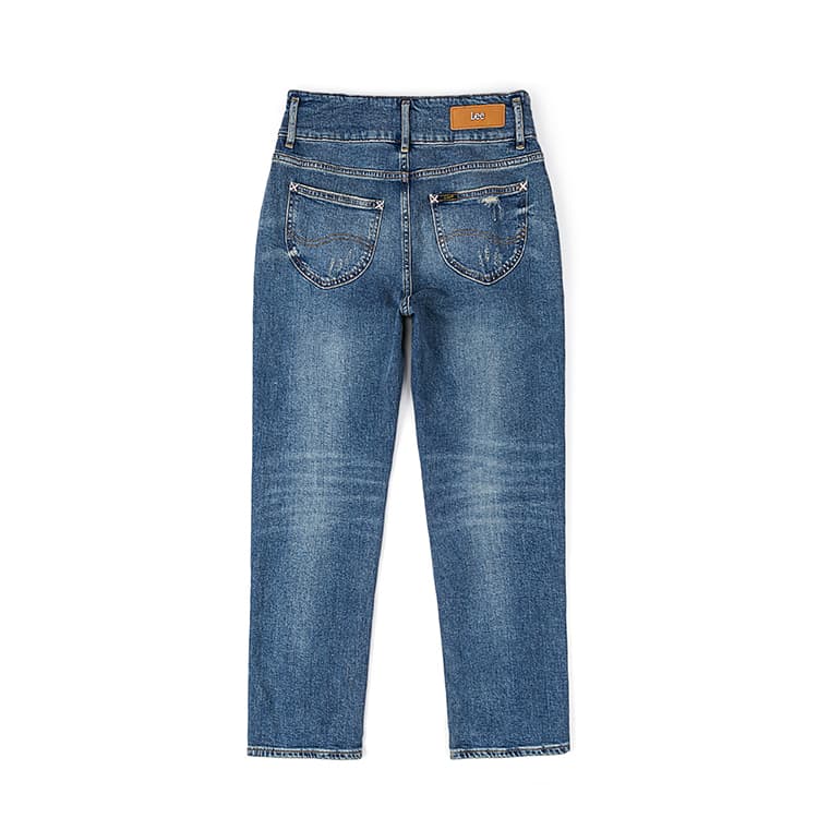 Джинсы Lee Medium Dark Blue Women's Jeans Ли Мид Темно-Синий Женские Джинсы - изображение 2