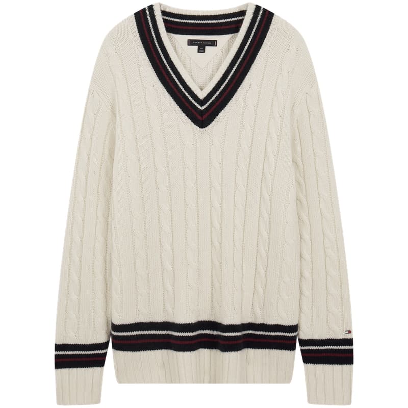 Кофта Tommy Hilfiger Белый YBI Мужские Свитера - изображение 1