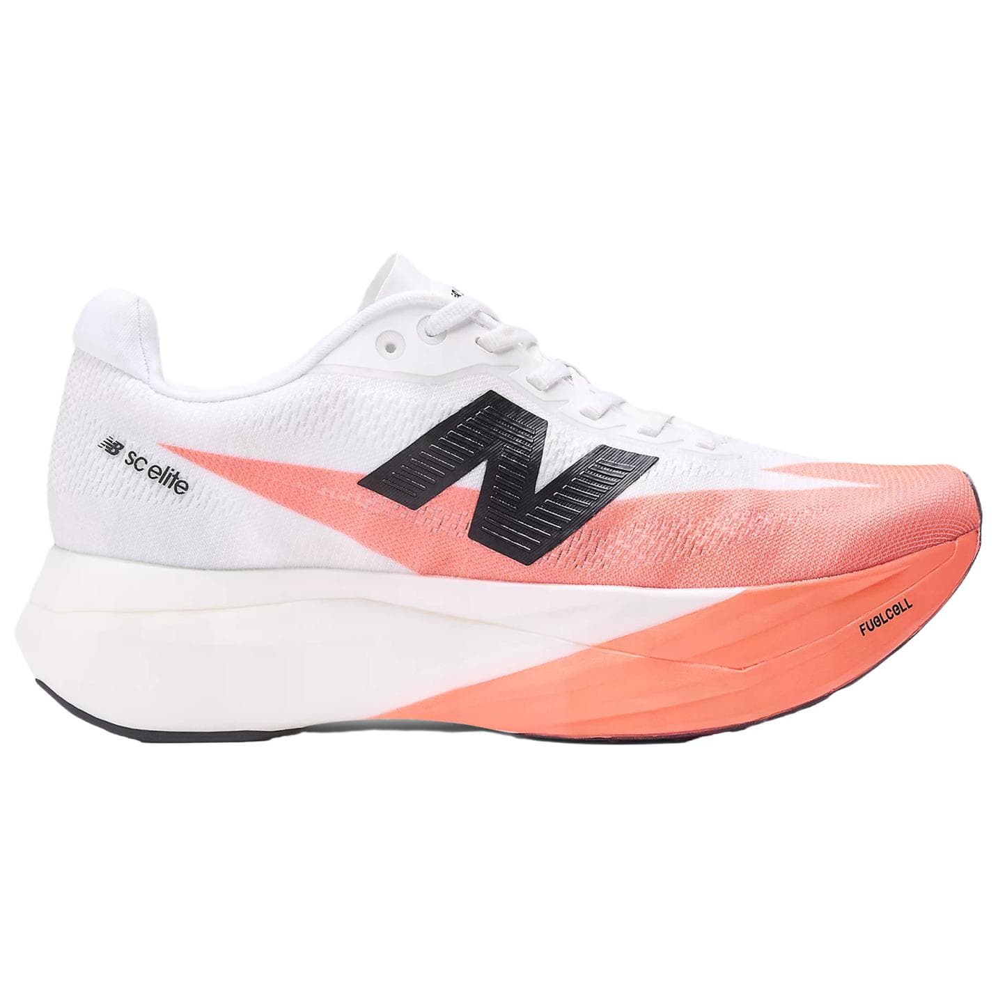 Кроссовки для бега New Balance FuelCell SuperComp Elite v5 Дышащие Беговые Кроссовки Женские Белые Красные - изображение 2