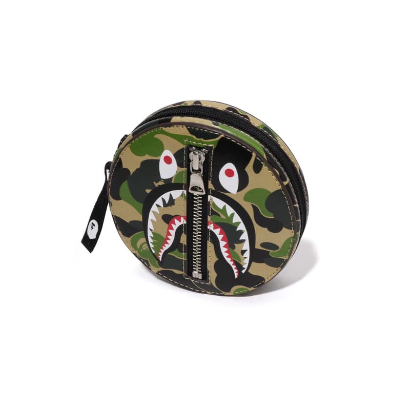 Портмоне A BATHING APE ПУ (полиуретан) Монетница Унисекс Синий Зеленый Розовый - изображение 4