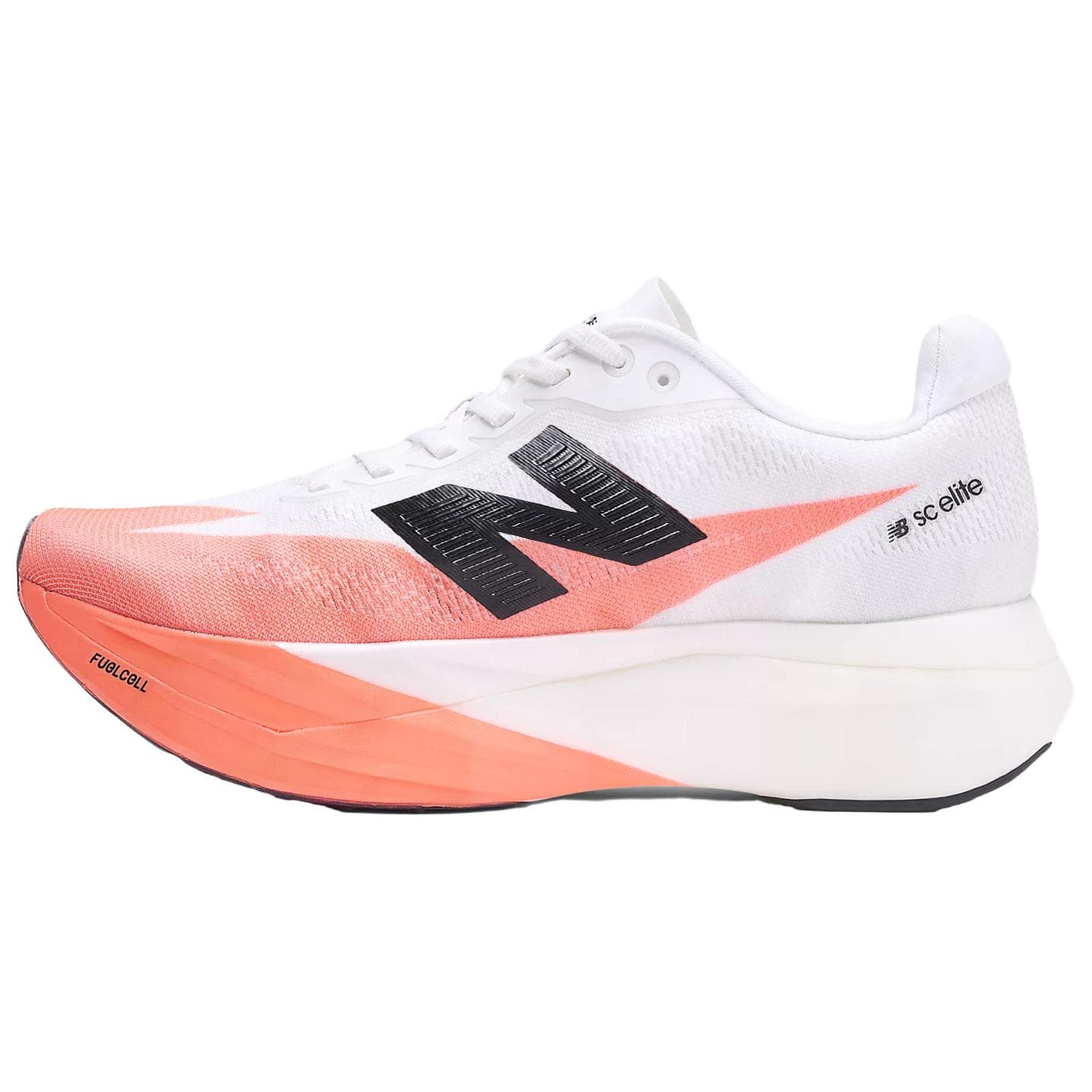 Кроссовки для бега New Balance FuelCell SuperComp Elite v5 Дышащие Беговые Кроссовки Женские Белые Красные - изображение 1