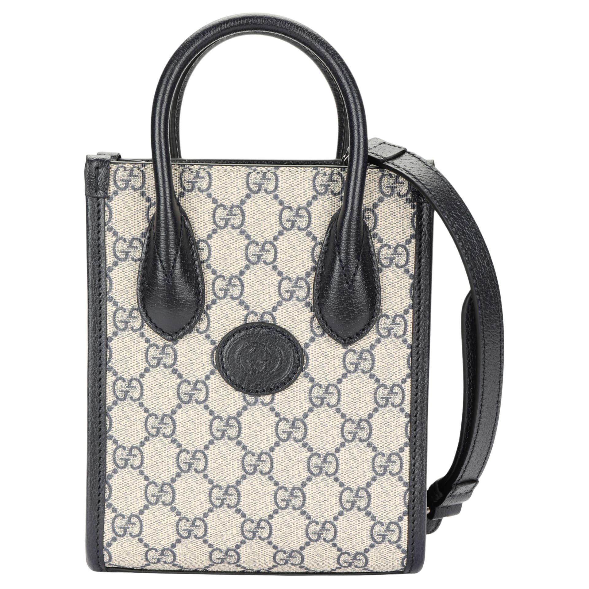 Сумка Gucci Tote Bag Blue/Beige - изображение 1