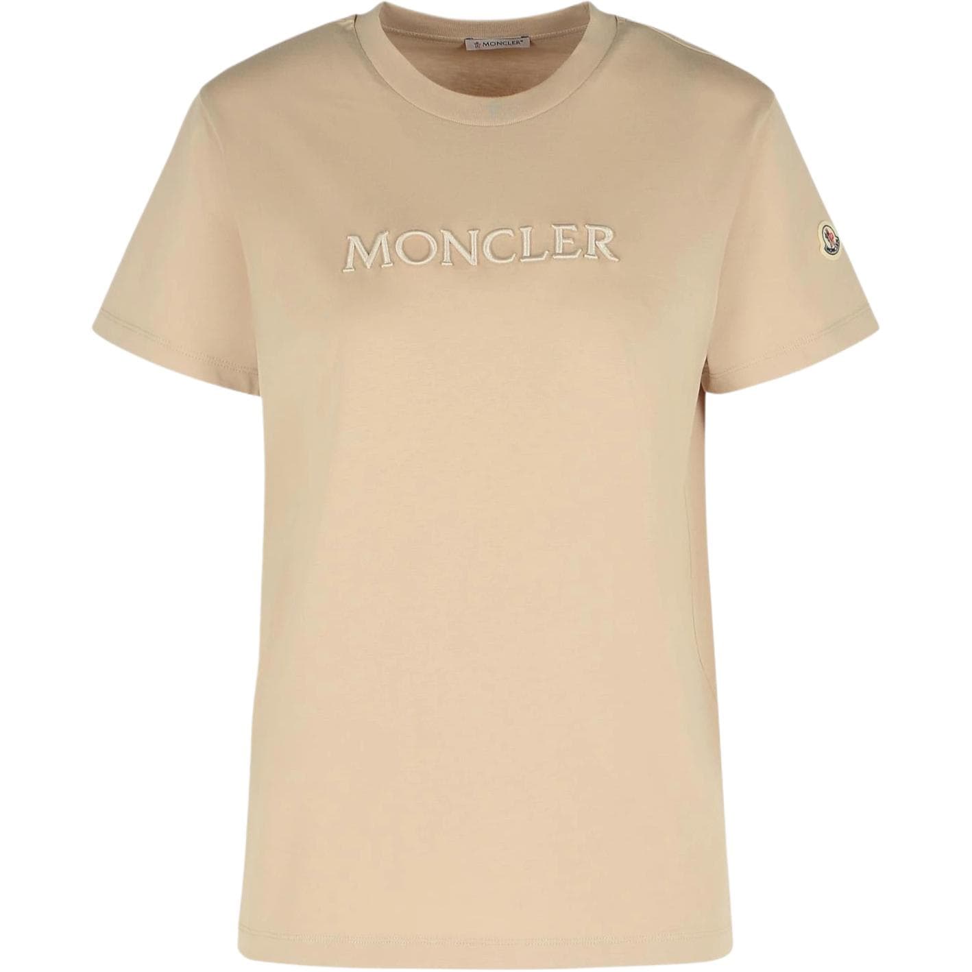 Футболка Moncler Стандартная рукавная рубашка T для женщин - изображение 1