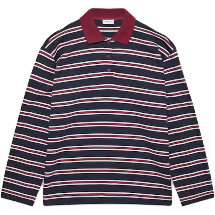 Aritzia SS25 BABATON InterLock Хлопок Волокно Eton Длинный Рукав Поло Женское - изображение 1