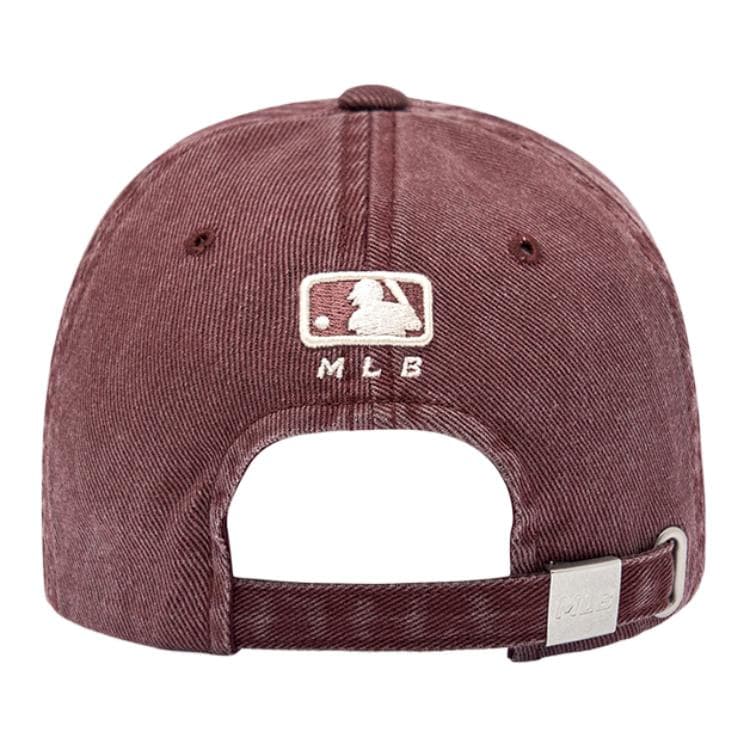 Кепка MLB Хлопковые кепки унисекс бордового цвета - изображение 3
