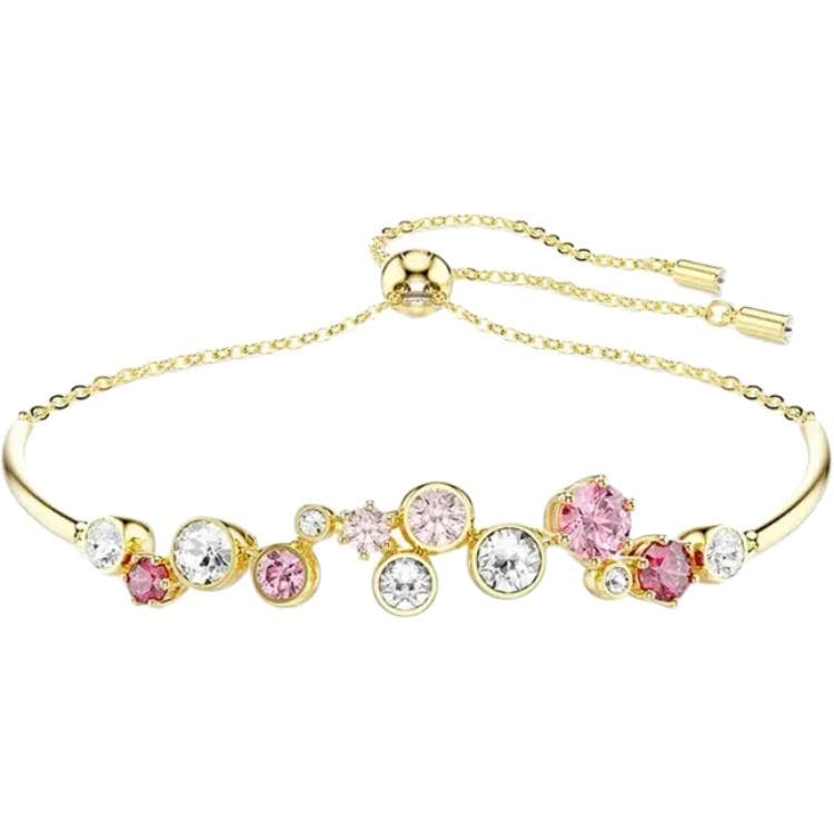 Браслет Swarovski Циркон Браслеты Унисекс Золото - изображение 2