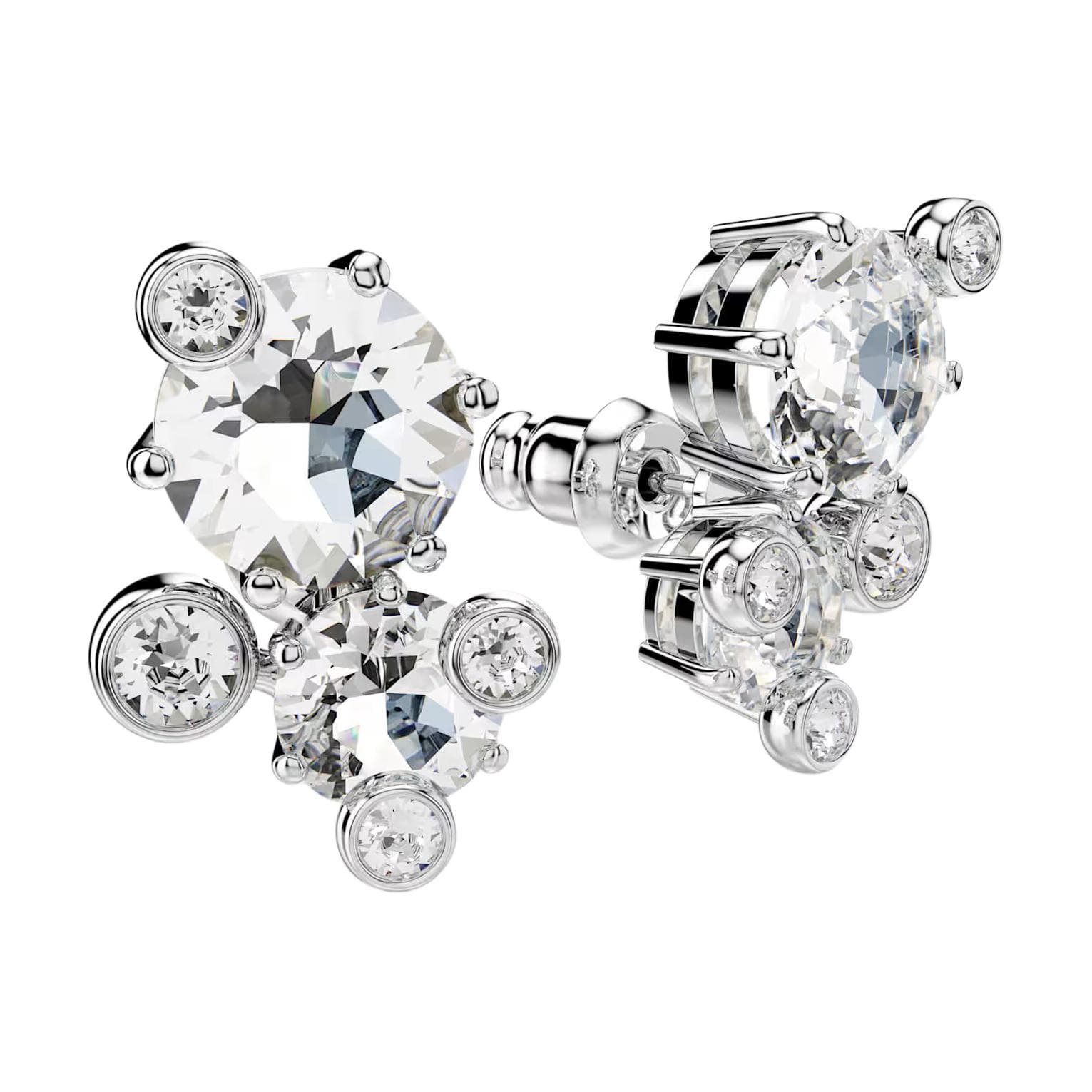 Серьги Swarovski Серьги-гвоздики Women's White - изображение 3