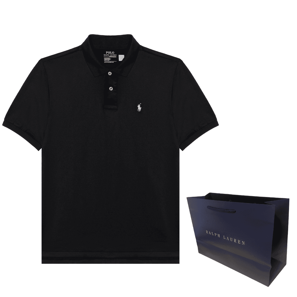 Polo Ralph Lauren Поло Стандартный черный Подростки - изображение 3