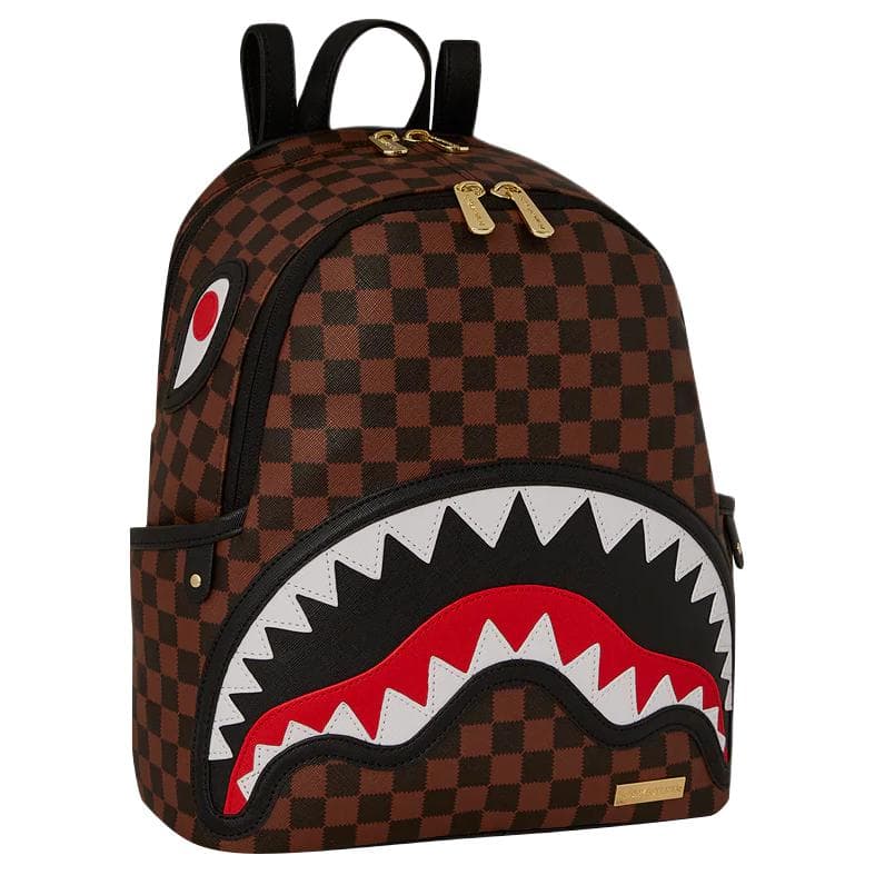 Рюкзак SPRAYGROUND Прочный водонепроницаемый тканевый рюкзак унисекс коричневый - изображение 2