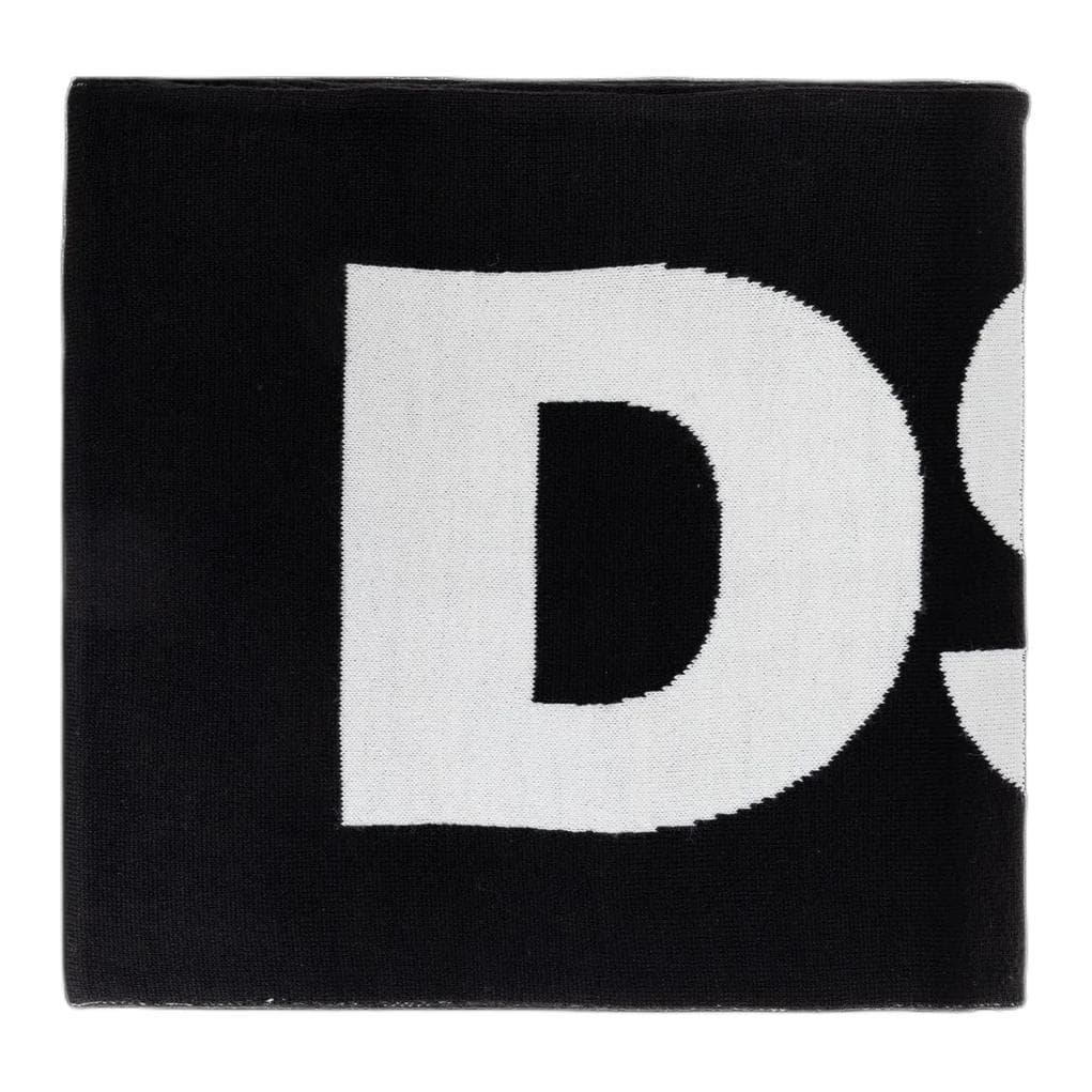 Шарф DSQUARED 2 Шерстяные Вязаные Шарфы Мужские Черные - изображение 1