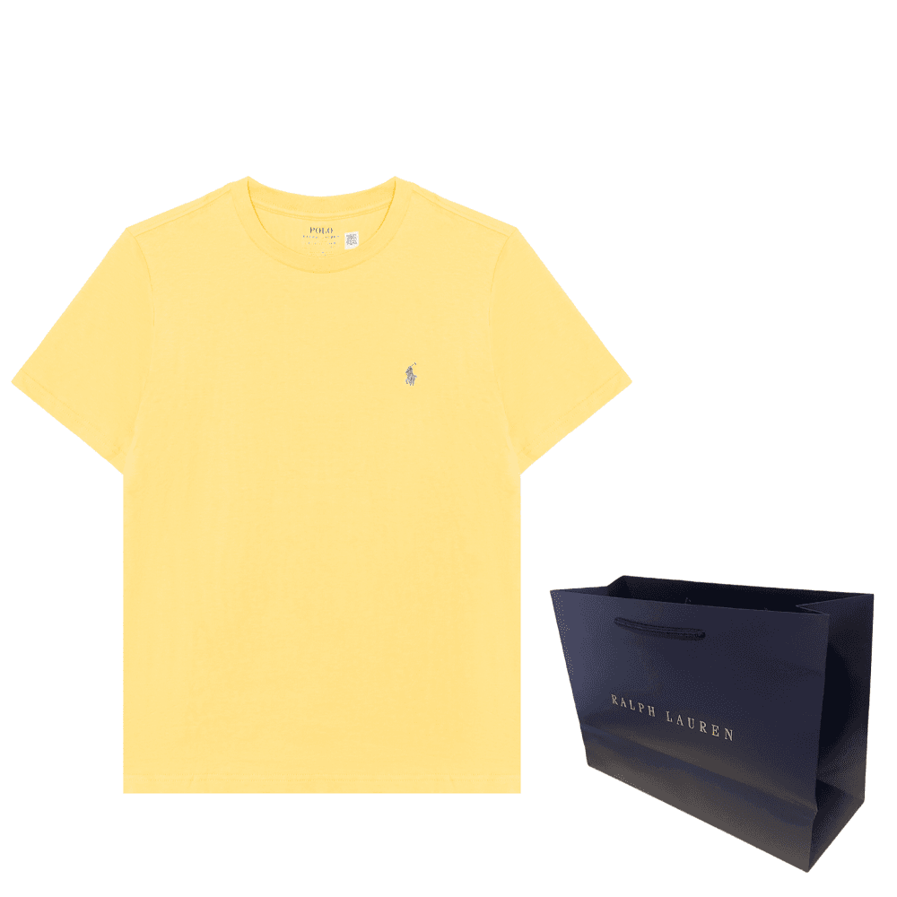 Футболка Polo Ralph Lauren T-рубашка Желтая Детская - изображение 6
