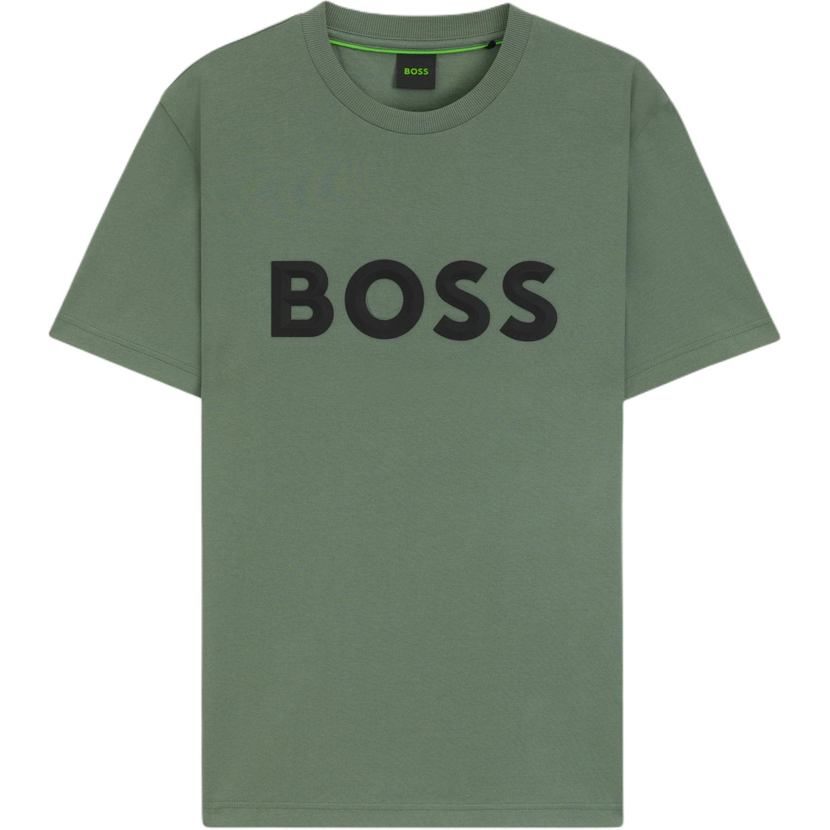 Футболка HUGO BOSS Зеленые Мужские T-рубашки - изображение 1