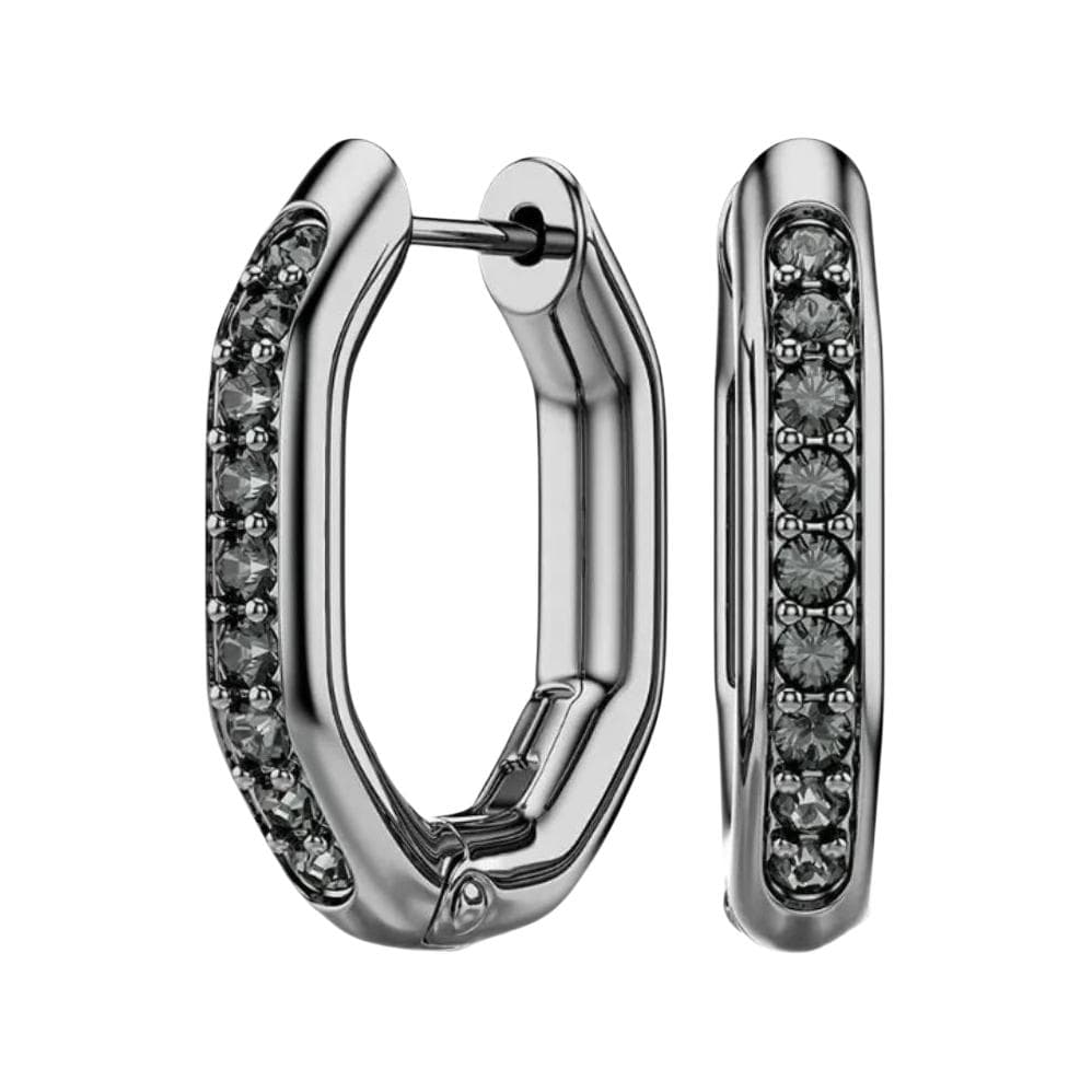 Серьги Серьги Swarovski Женские Черные - изображение 2