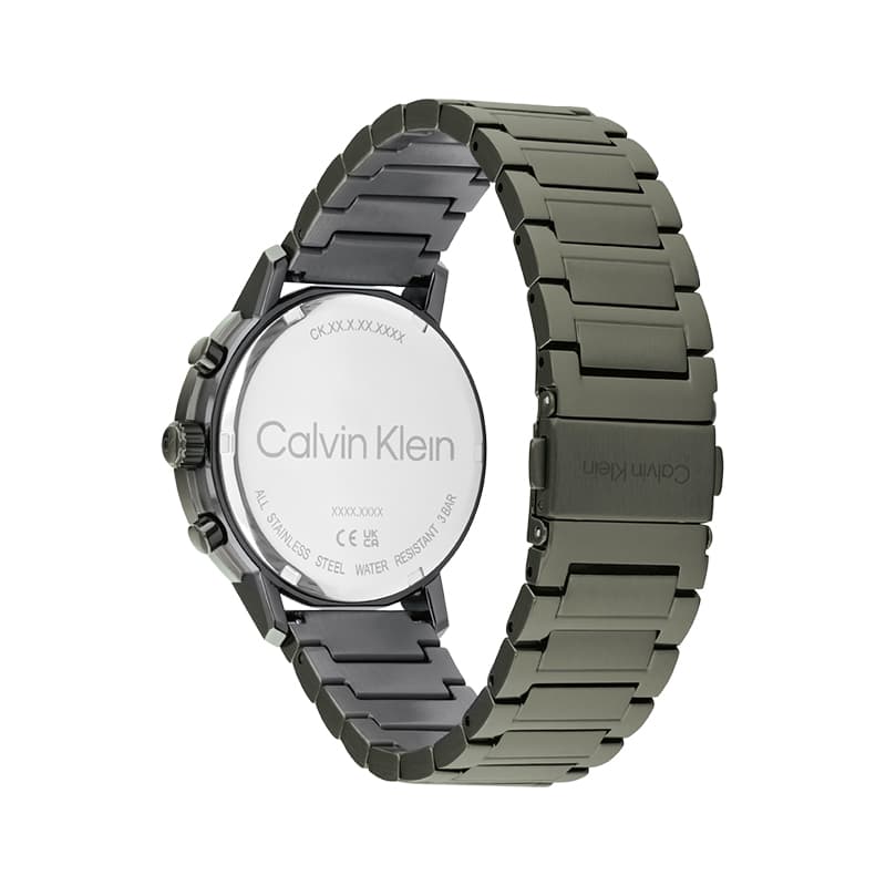 Механические часы Calvin Klein Style Collection Мужские часы Кварцевый механизм Стальной ремешок Зеленый циферблат ЧАСЫ - изображение 3