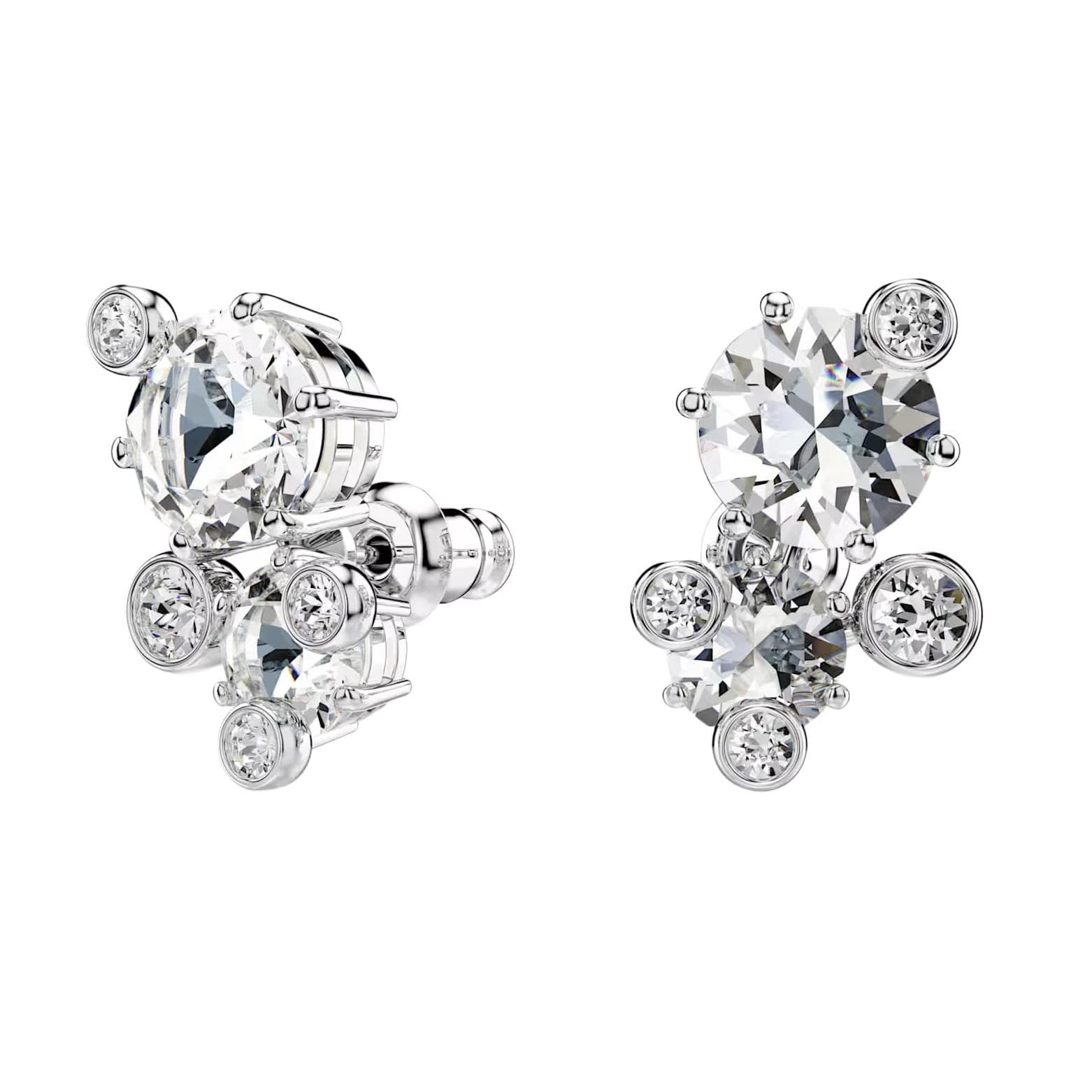 Серьги Swarovski Серьги-гвоздики Women's White - изображение 2