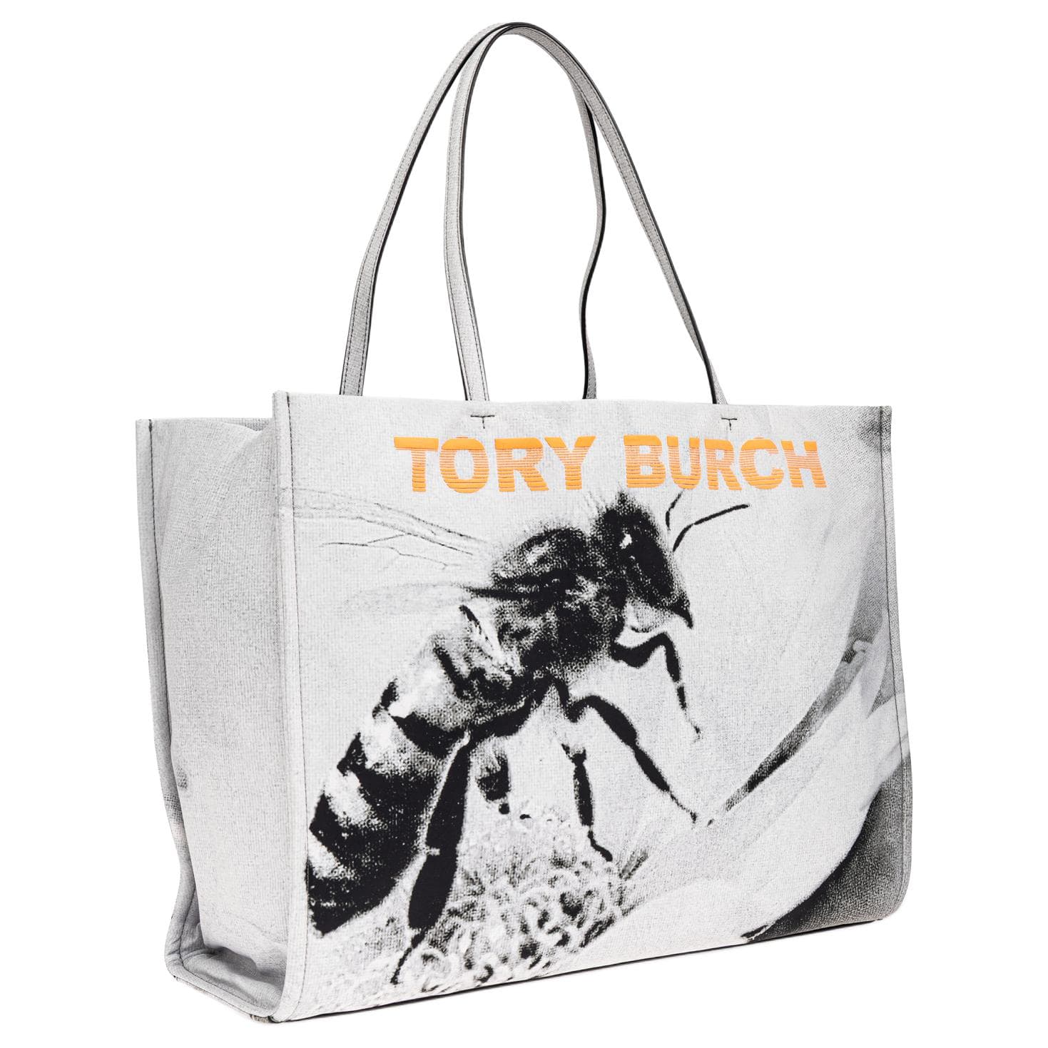 Мини-сумка TORY BURCH Ella Переработанный полиэстер Сумка-тоут Сумка для покупок Сумка Сумка через плечо Женская с принтом "Пчелка" - изображение 2
