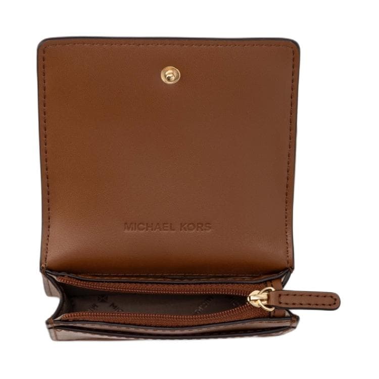 Кошелек MICHAEL KORS Carson Покрытый холст Кошелек Маленький Унисекс Коричневый - изображение 3