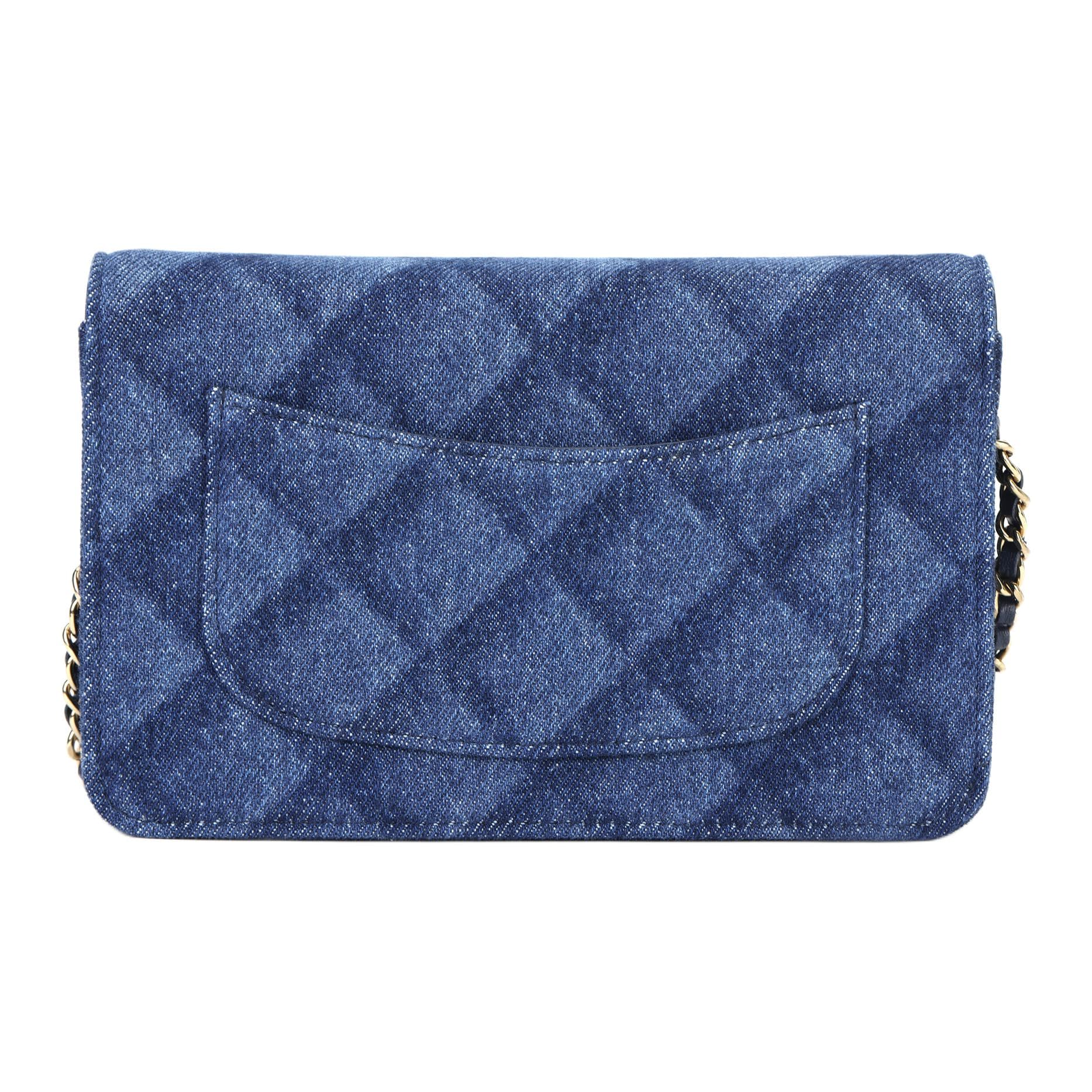 Сумка через плечо Chanel Denim Chain Print Bag - изображение 3