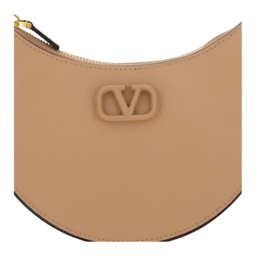 Мини-сумка Valentino Vlogo Signature Hobo Bag Cinnamon Pink - изображение 4