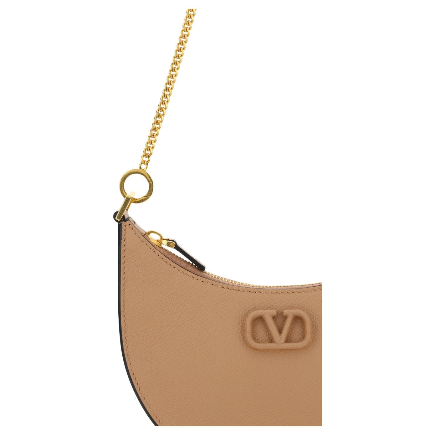 Мини-сумка Valentino Vlogo Signature Hobo Bag Cinnamon Pink - изображение 5