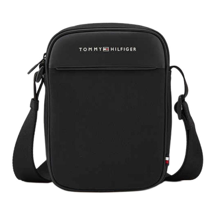 Сумка через плечо Tommy Hilfiger Сумка через плечо из искусственной кожи среднего размера мужская черная - изображение 1