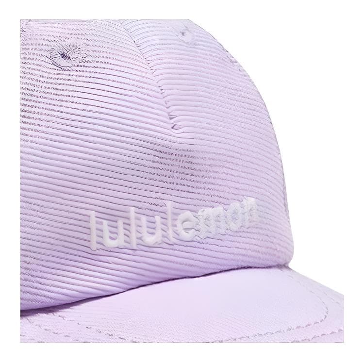 Сумка через плечо Lululemon Ball Cap Nano Сумка через плечо из хлопкового холста сумка на плечо женская лавандовый и белый - изображение 4