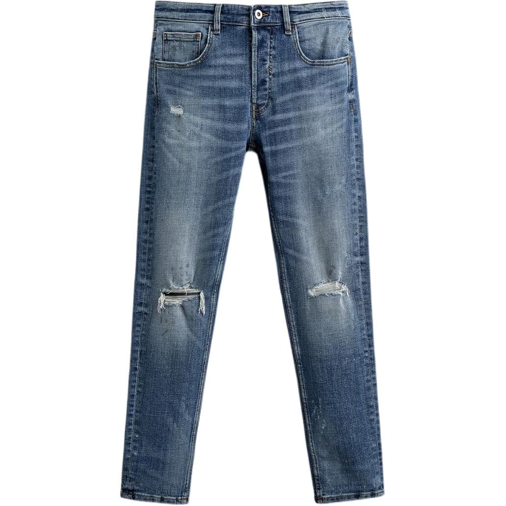 Штаны ZARA Medium Blue Men's Jeans ZARA Средне-синие мужские джинсы - изображение 1