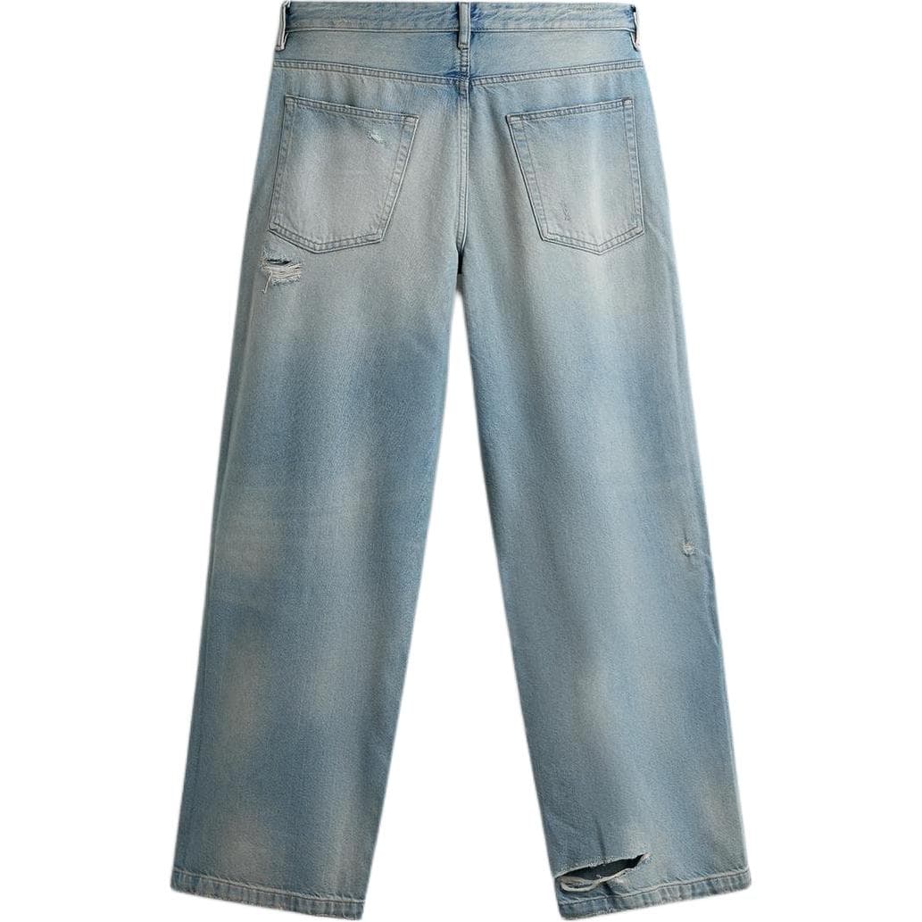 Штаны ZARA Light Blue Men's Jeans ZARA Светло-голубые мужские джинсы - изображение 2