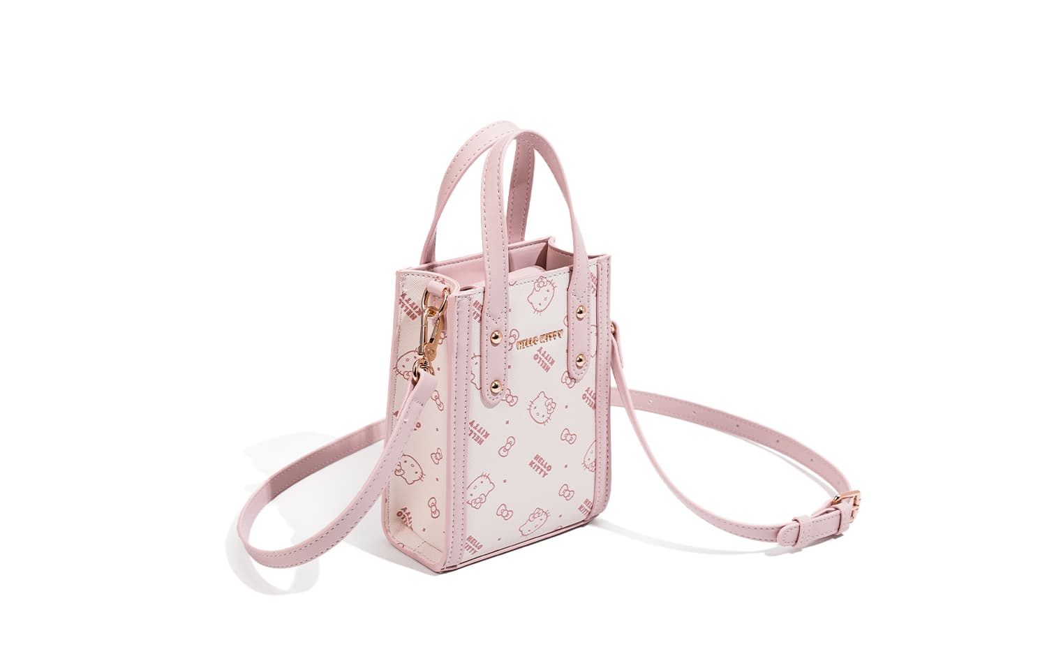 Сумка Sanrio Hello Kitty PU (полиуретан) Сумка Стандартная Женская Розовая - изображение 2