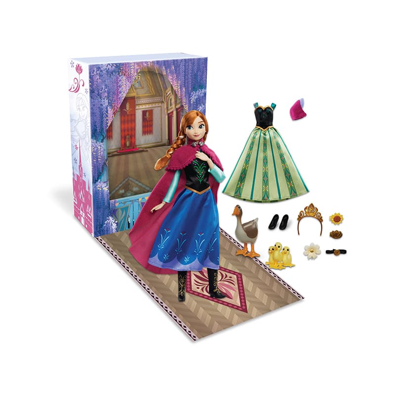Disney x Disney Store Анна Эльза Элис Холодное сердце История Книга Кукла Одежда Наборы для платья - изображение 4