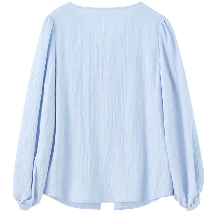 Блузка SENTUBILA Blue Women's Shirts SENTUBILA Синий Женские Рубашки - изображение 2