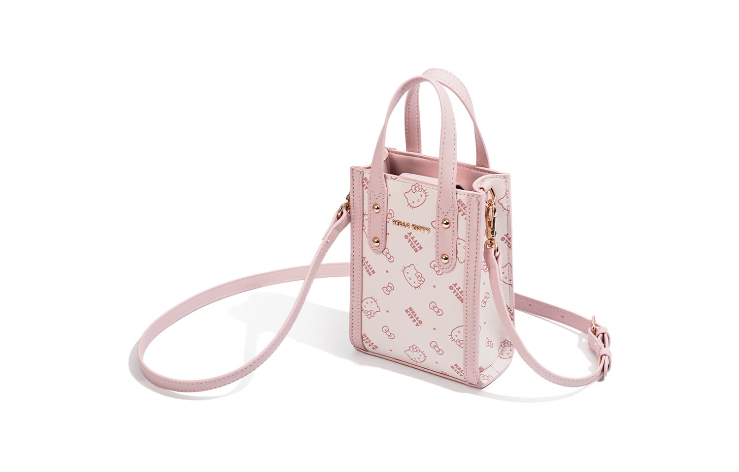Сумка Sanrio Hello Kitty PU (полиуретан) Сумка Стандартная Женская Розовая - изображение 3