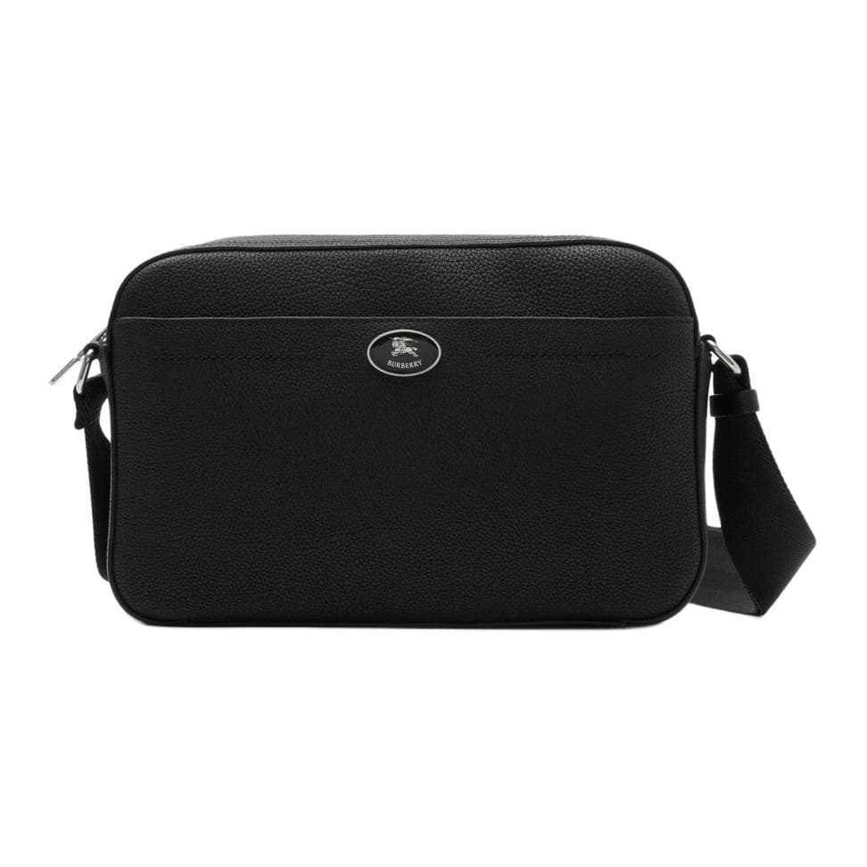 Сумка через плечо Burberry Cotswolds Enamel Knight Stamp Crossbody Bag Black - изображение 1