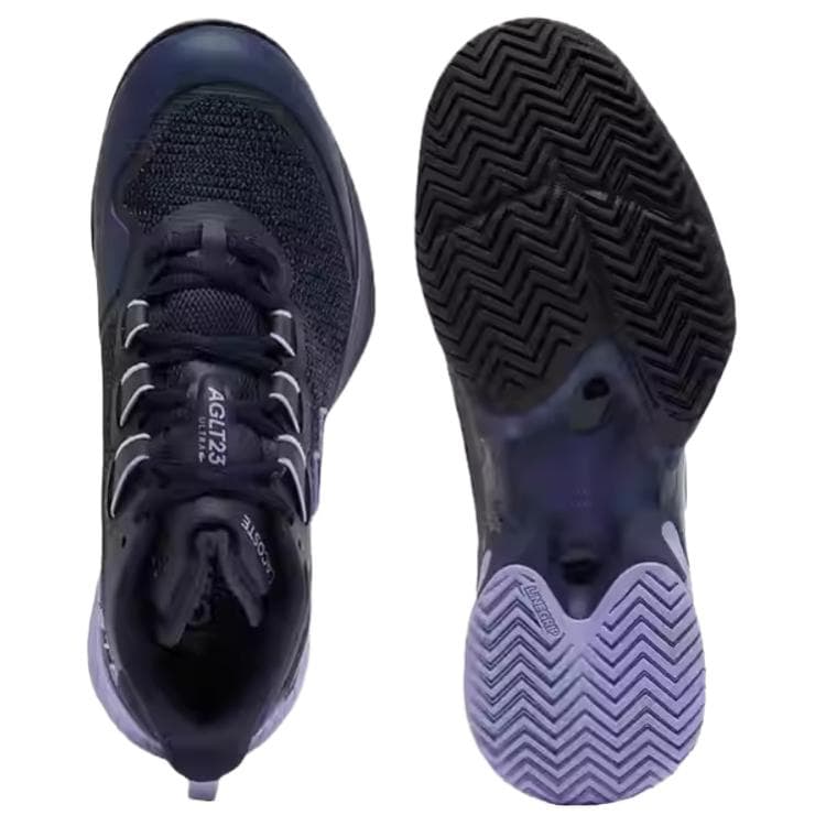 Кроссовки для тенниса LACOSTE AG LT23 Дышащие Низкие Кроссовки для Тениса Женские Глубокий Космос Фиолетовый - изображение 5