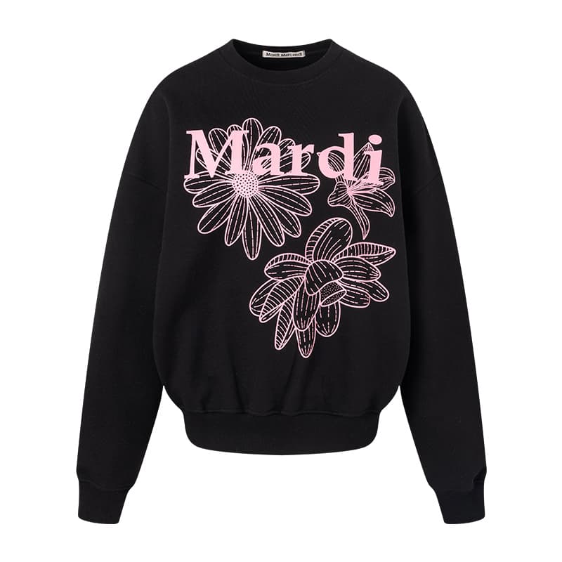 Худи MARDI MERCREDI Three Flowers Collection SS25 Толстовка Тройной Цветок - изображение 1