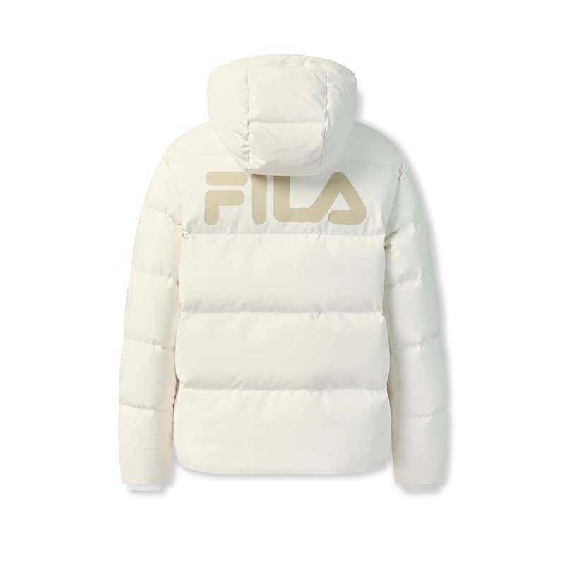 Зимняя куртка FILA Пуховик Унисекс Облачный белый - изображение 2