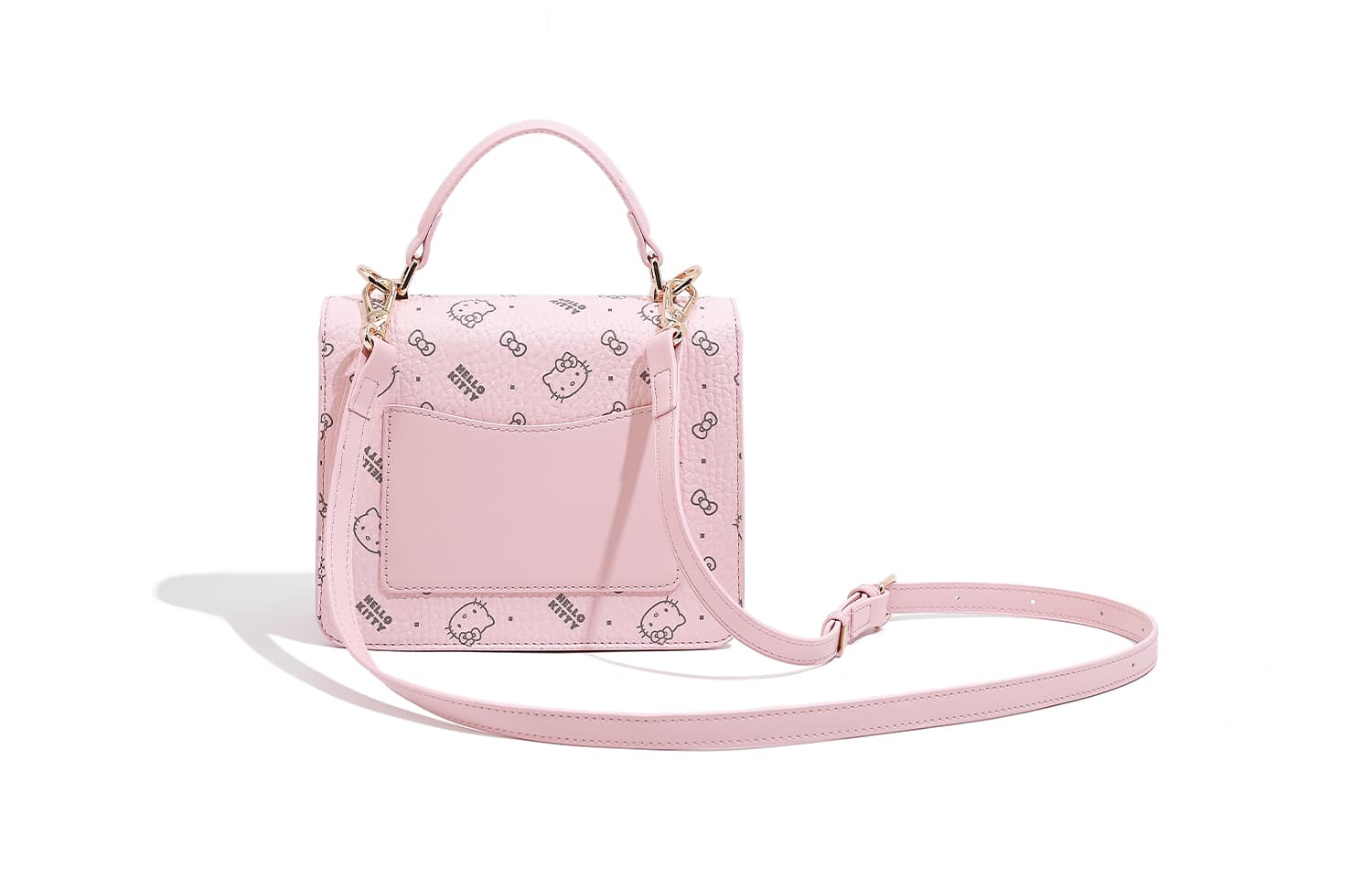 Сумка Sanrio Hello Kitty PU (полиуретан) Сумка через плечо Сумка Обычная (стандартная) Женская Розовая - изображение 4