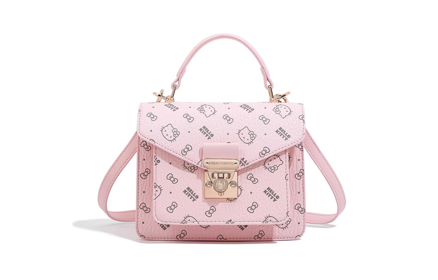 Сумка Sanrio Hello Kitty PU (полиуретан) Сумка через плечо Сумка Обычная (стандартная) Женская Розовая - изображение 1
