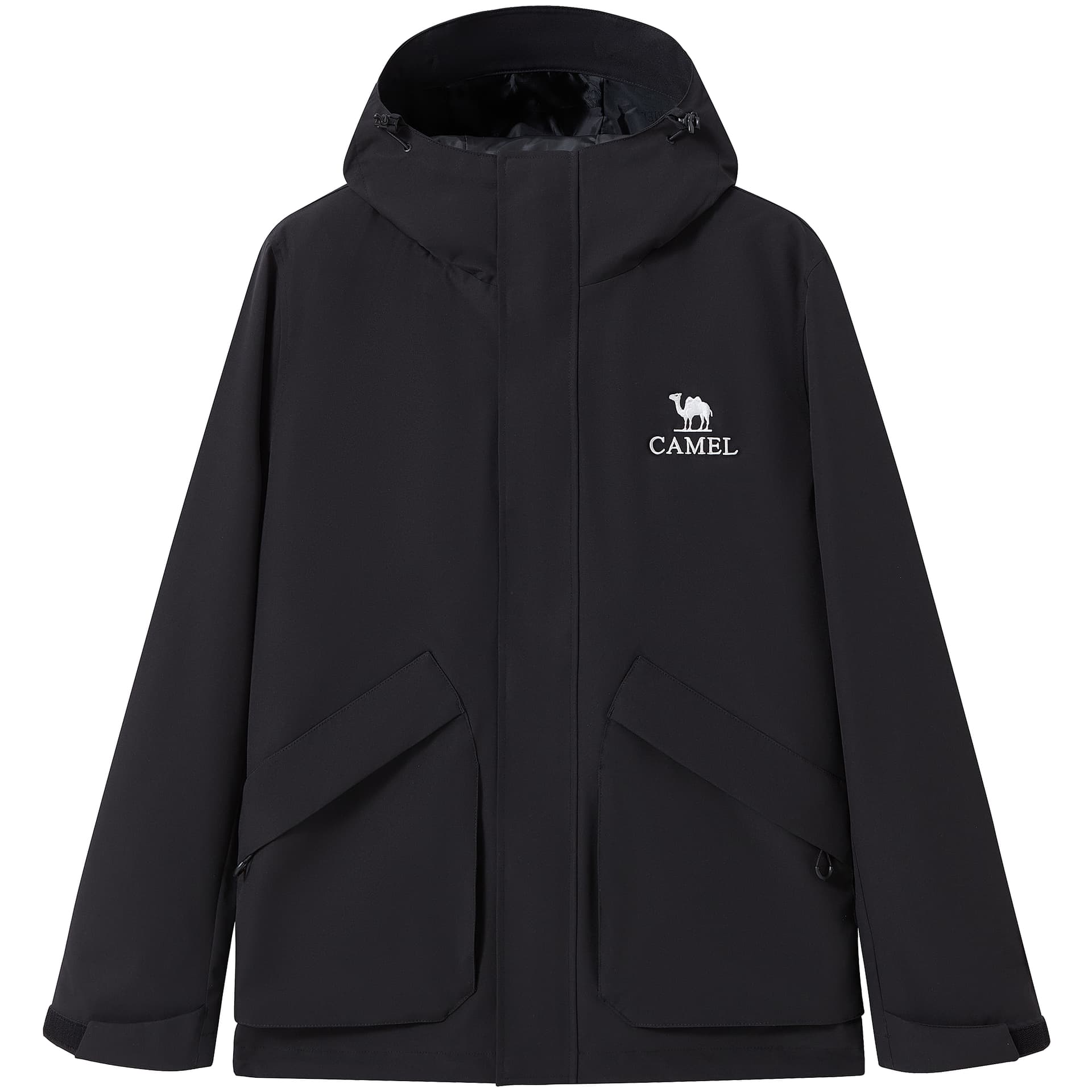 Куртка CAMEL Городской техвир Рабочий стиль Большой карман Водоотталкивающий Windproof Hooded Куртка Куртка Мужской - изображение 1