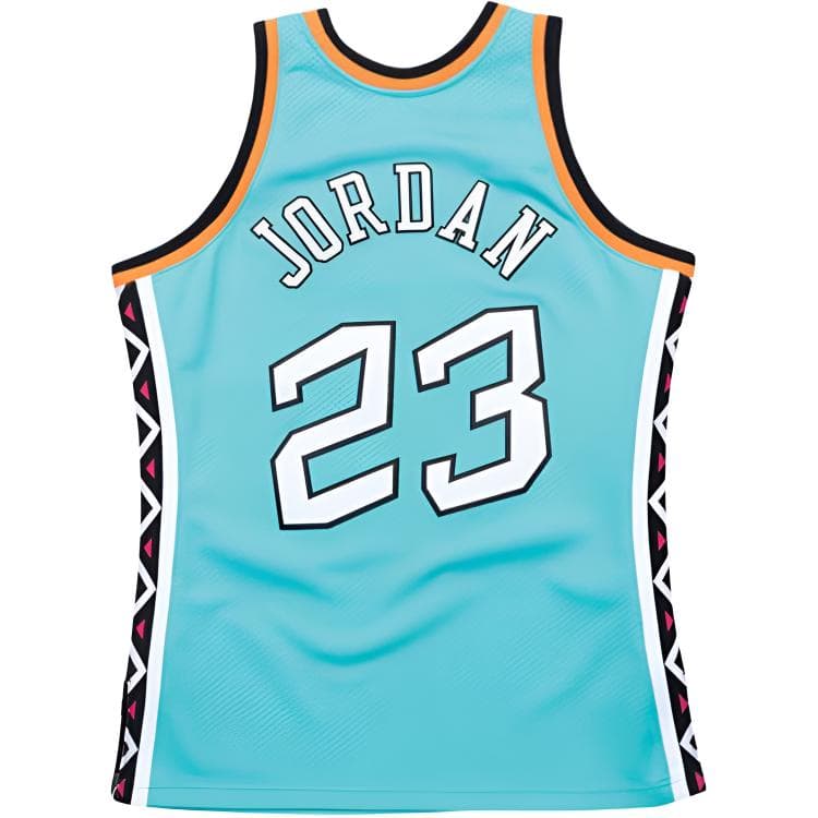 Баскетбольная майка Mitchell & Ness NBA 1996 All-Star Jersey Mint Blue - изображение 2