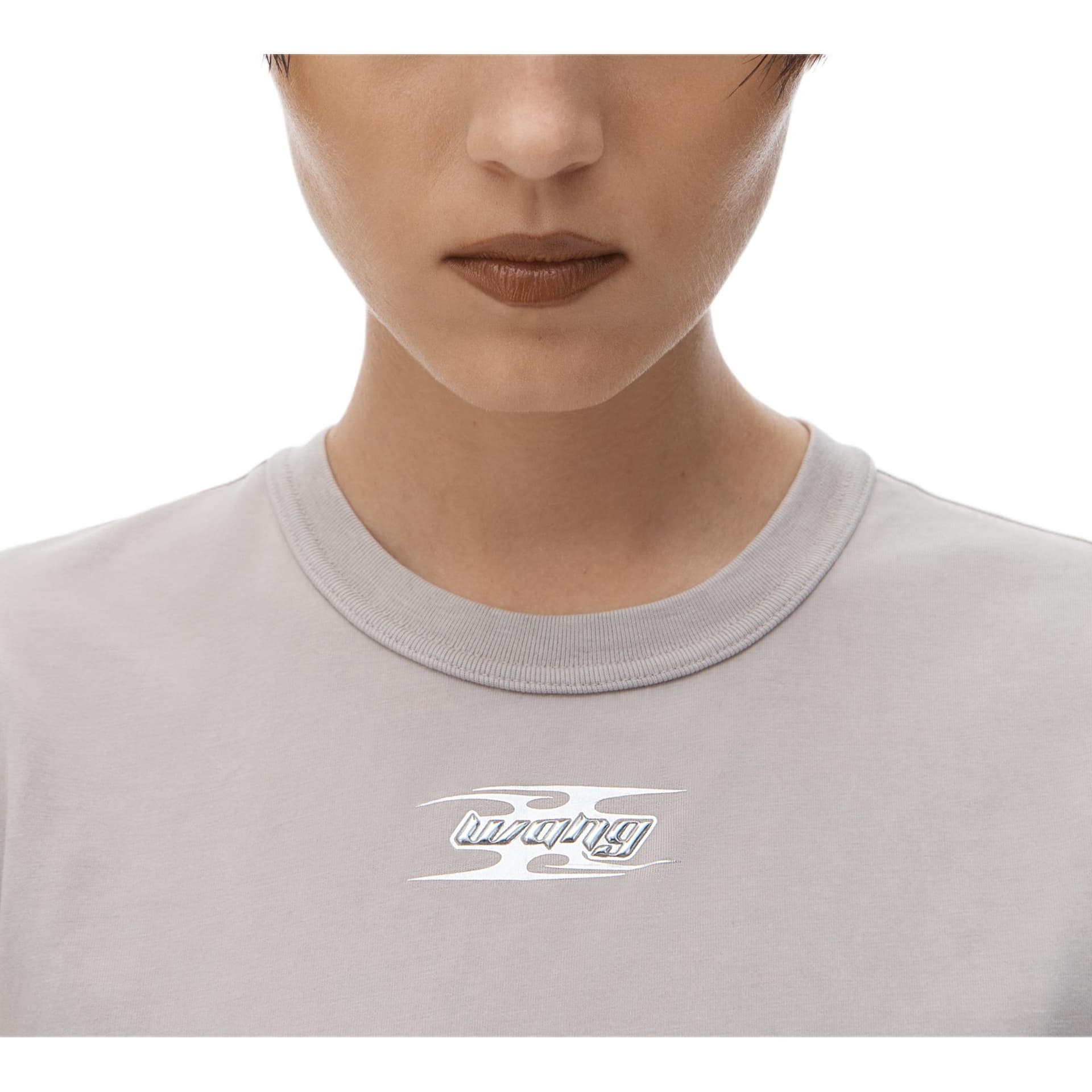 Платье Alexander Wang Короткое платье с короткими рукавами женское бежевое - изображение 2