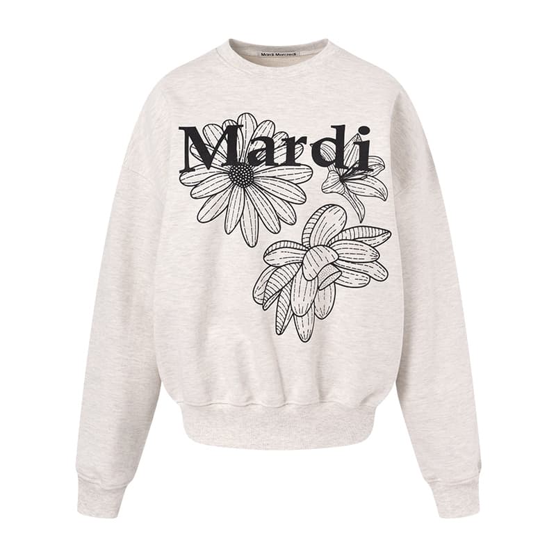 Худи MARDI MERCREDI Three Flowers Collection SS25 Толстовка Тройной Цветок - изображение 1