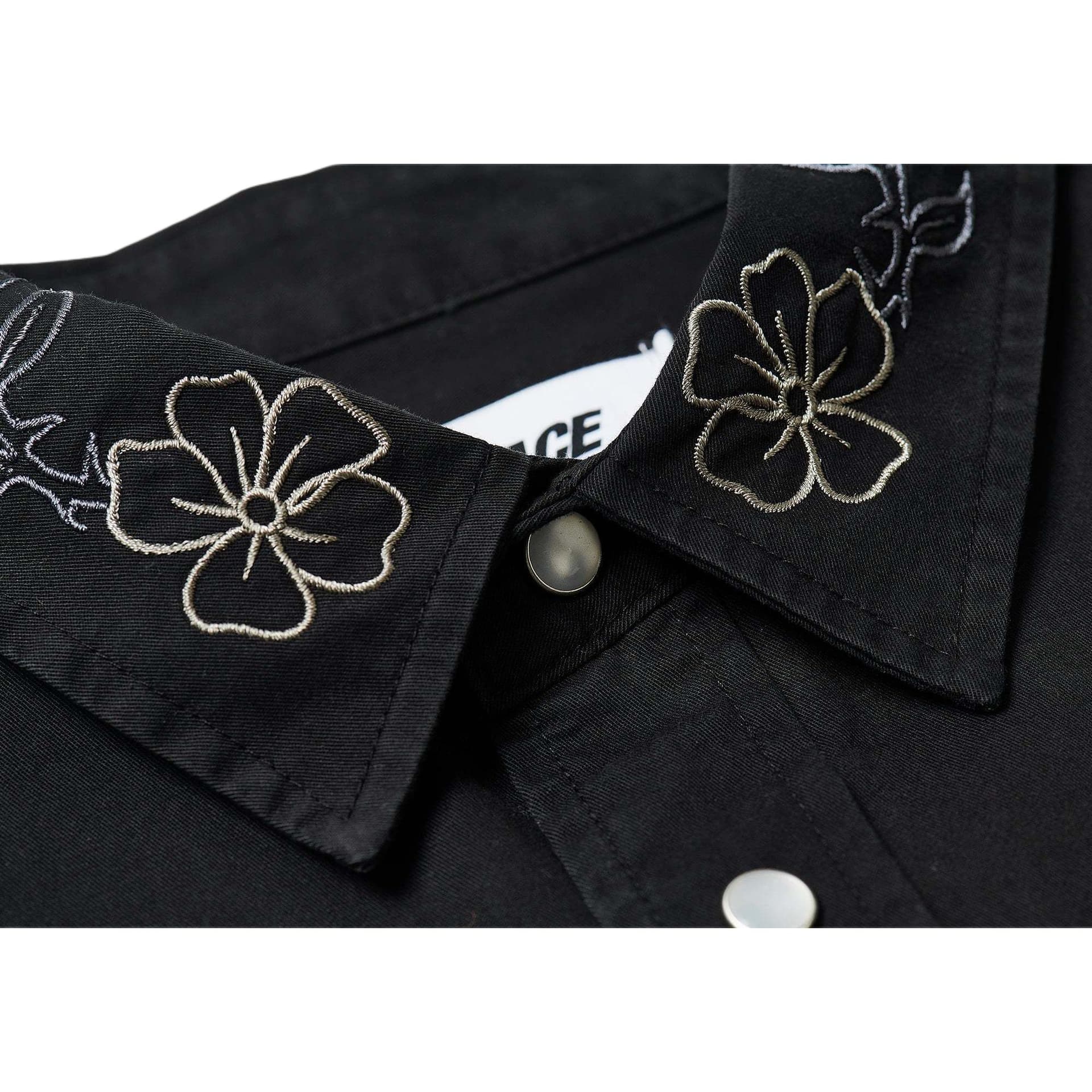 Рубашка PALACE SS24 FLEXUS SHIRT BLACK - изображение 4
