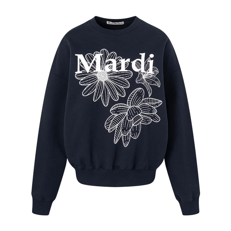 Худи MARDI MERCREDI Three Flowers Collection SS25 Толстовка Тройной Цветок - изображение 1