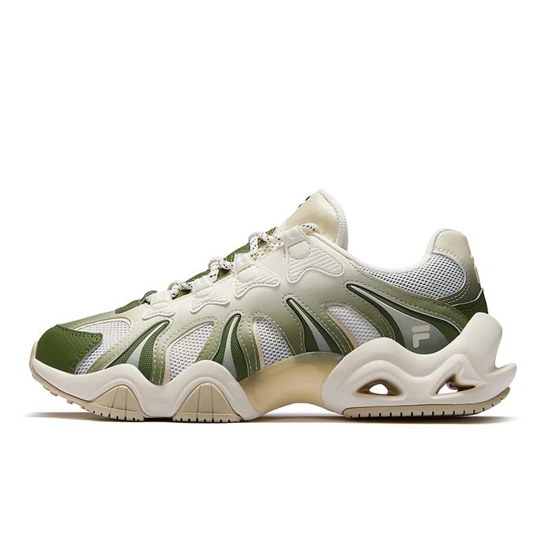 Кроссовки FILA FUSION Jagger 2050 Когтеточки Низкие Кроссовки Мужские Винтажные Белые - изображение 1