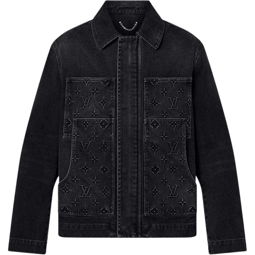 Джинсовая куртка LOUIS VUITTON FW24 Logo - изображение 1